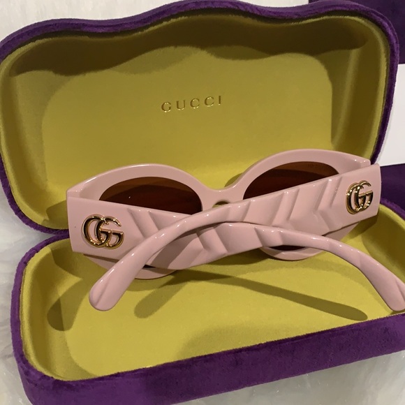 🌸NEW 💯authentic pink GUCCI WOMEN’S sunglasses 🕶 💯 authentic with box. - Picture 10 of 14